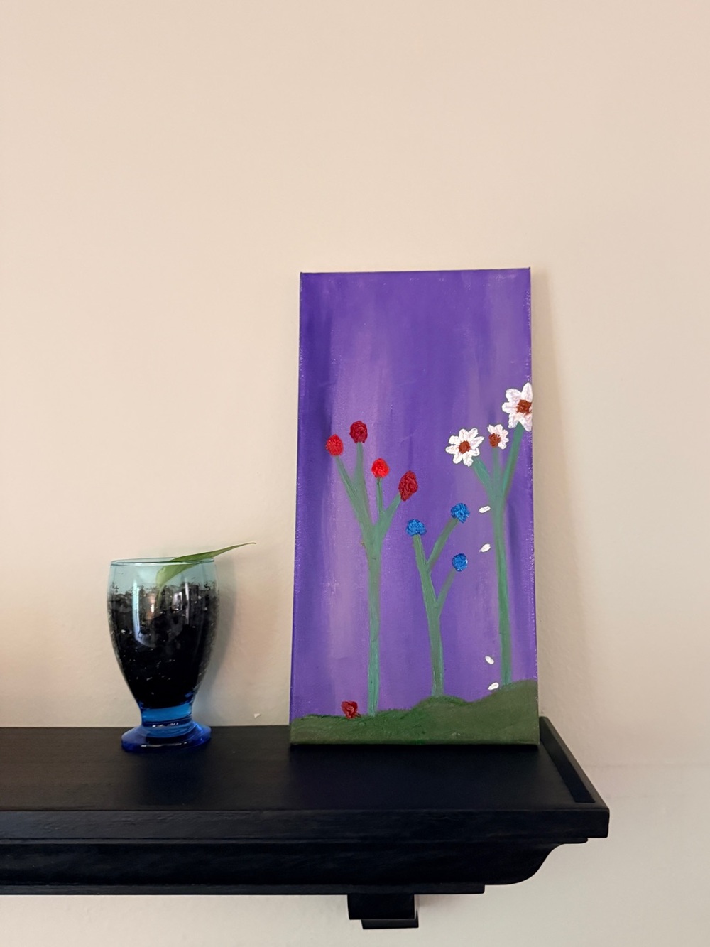 Handcrafted Oil Floral Canvas Wall Art